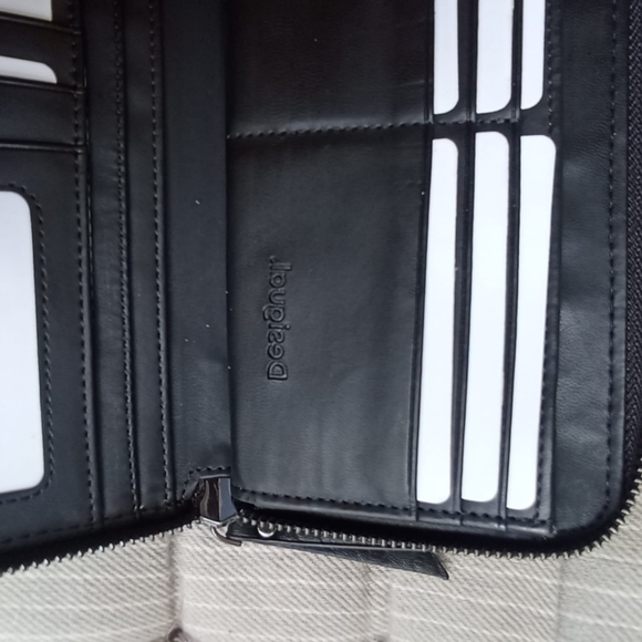 Desigual Faux Leather Wallet Clutch - Picture 4 of 16